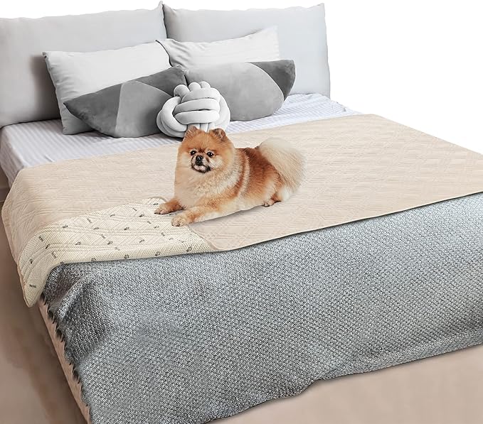 PetAmi Waterproof Couch Cover for Dogs 52x82 Beige