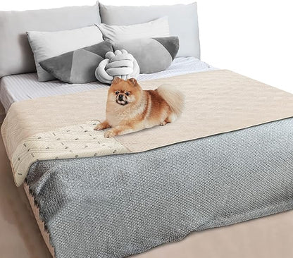PetAmi Waterproof Couch Cover for Dogs 52x82 Beige