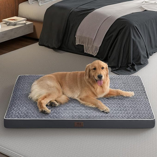 Dog Crate Bed Waterproof Dog Beds with Removable Washable Cover