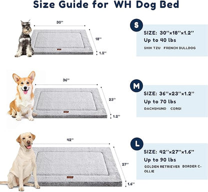 Dog Bed for Crate 30x19,Grey