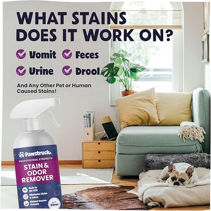 Pawstruck Professional Strength Pet Stain & Odor Remover 32 oz