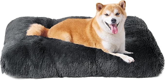 EHEYCIGA Fluffy Dog Crate Pad