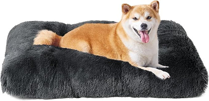 EHEYCIGA Fluffy Dog Crate Pad