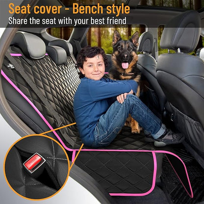 Active Pets Dog Car Seat Cover Car Seat Protector- Dog Seat Cover for Back Seat of SUVs