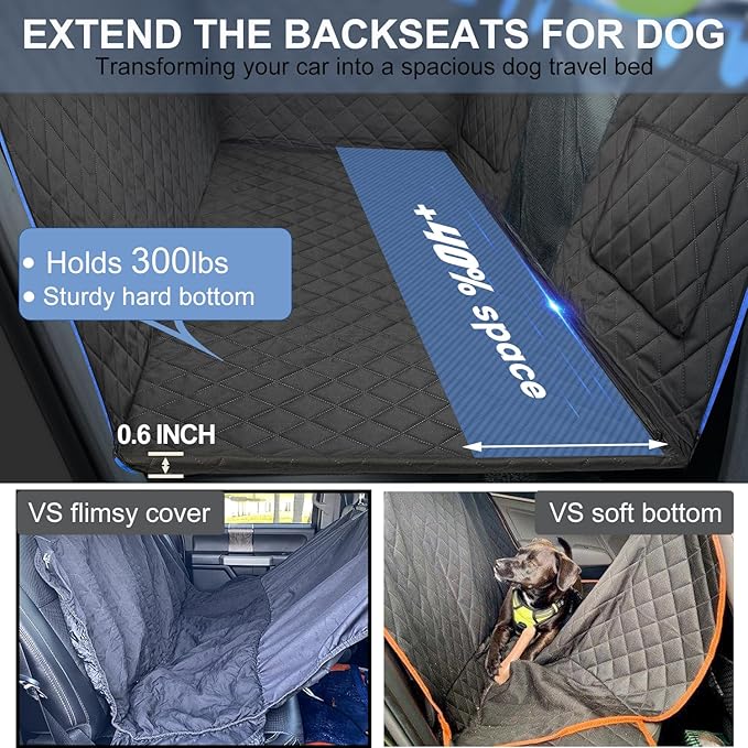 Dog Car Seat Cover for Back Seat