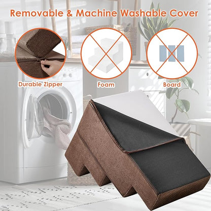 EHEYCIGA Dog Stairs for Bed 20”H 4-Step Extra