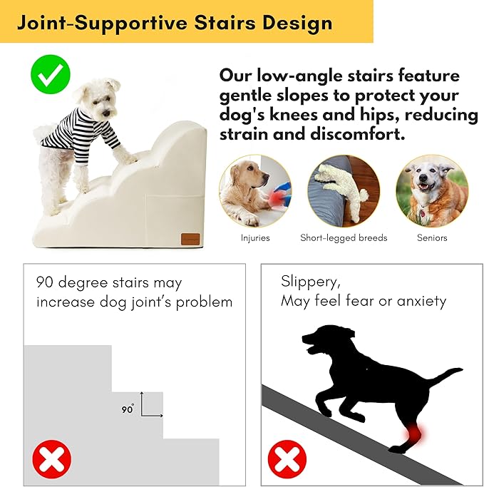 Dog Stairs for Small Dogs Step,4 Steps
