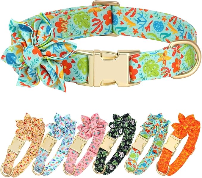 Beirui Cute Girl Dog Collars for Female Dogs