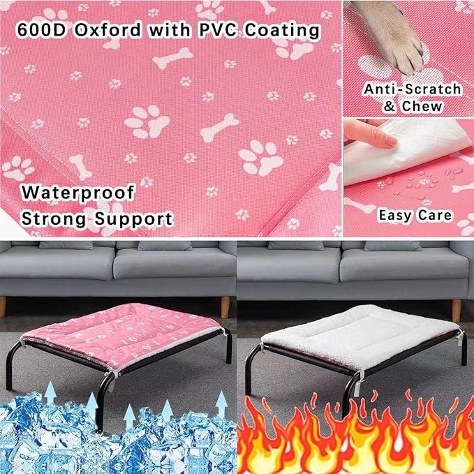 Elevated Dog Bed Mat M(35.4" L 26.0" W 7.5" Th)