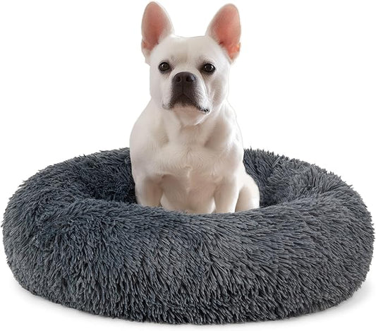 PetAmi Calming Dog Bed for Small Medium Dog Cat 25 lbs, 23 inch,