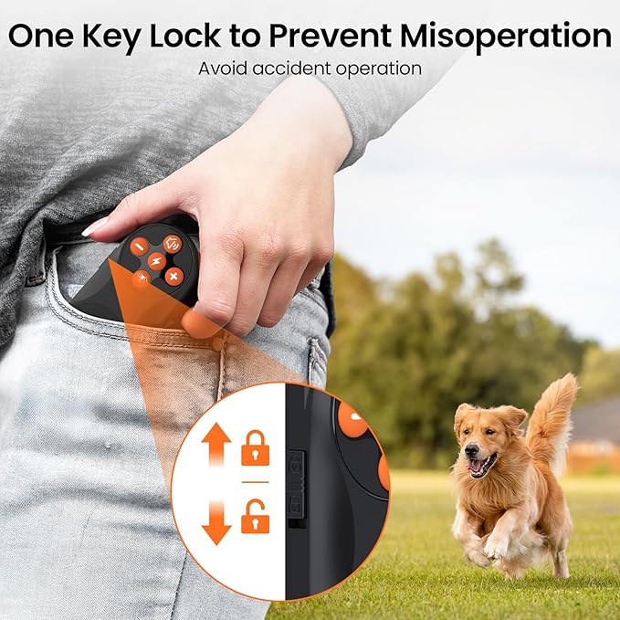 Dog Shock Collar 3300Ft, Shock 8-120lbs, Waterproof