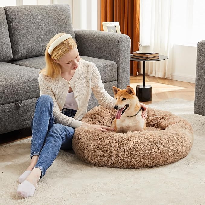 DUMOS Calming Dog Bed 36 Inch 90 lbs
