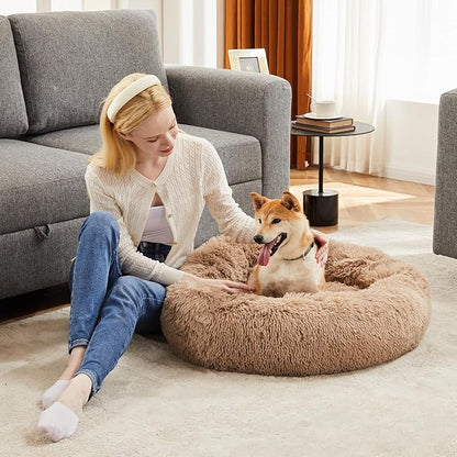 DUMOS Calming Dog Bed 36 Inch 90 lbs