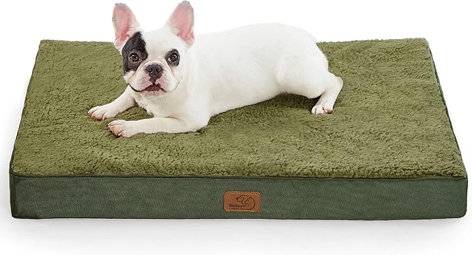 Bedsure Medium Dog Bed for Medium Dogs 35lbs, Dark