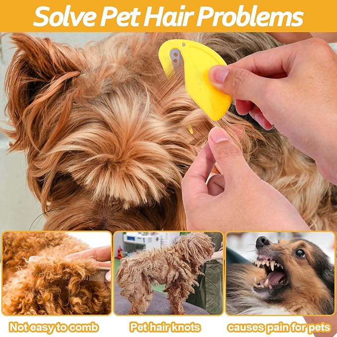 XANGNIER 5 Pcs Knotting Comb 2024 Multifunctional