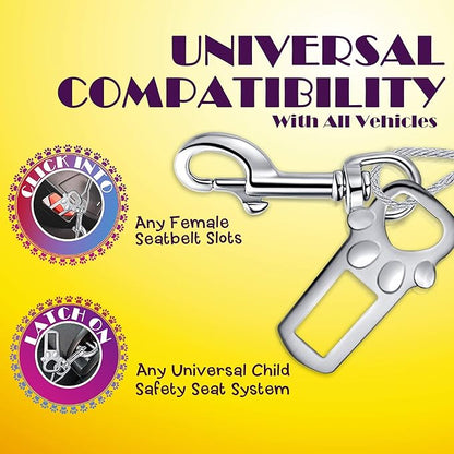 No Chew/Chew Proof Dog Car Seatbelt Safety Restraint 16 Inches