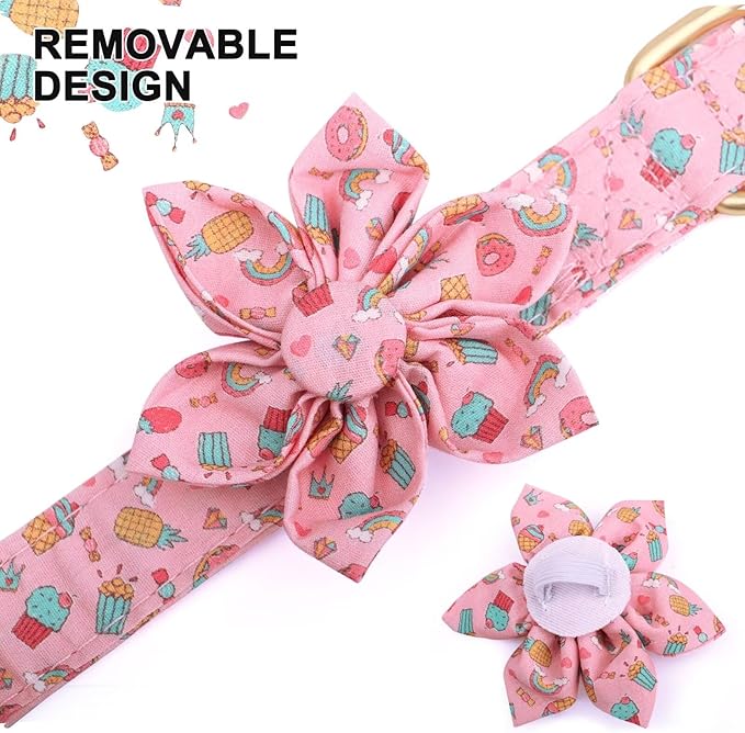 Beirui Cute Girl Dog Collars for Female Dogs