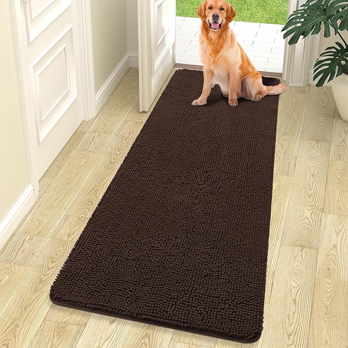 OLANLY Dog Door Mat for Muddy Paws 70x24