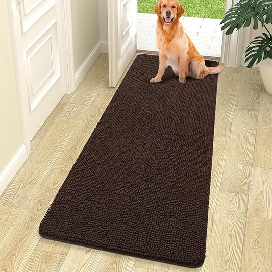 OLANLY Dog Door Mat for Muddy Paws 70x24