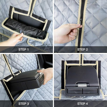 iBuddy Bench Dog Car Seat Cover for Car/SUV/Small Truck