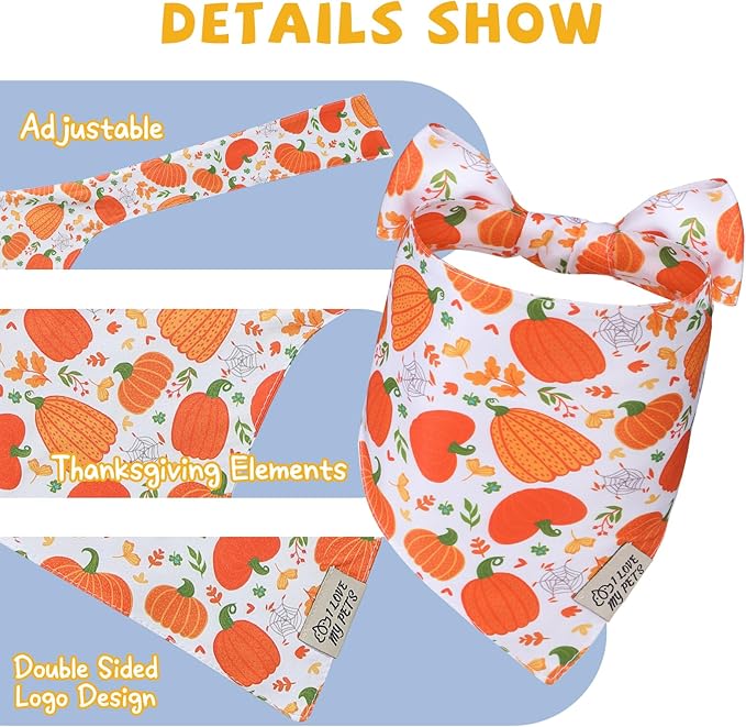 SCENEREAL Thanksgiving Dog Bandana