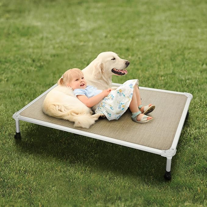 Veehoo Chew Proof Elevated Dog Bed