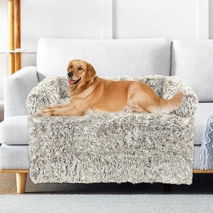 Calming Dog Couch Bed for Large Dogs 30 x 30 x 5.9 Inches
