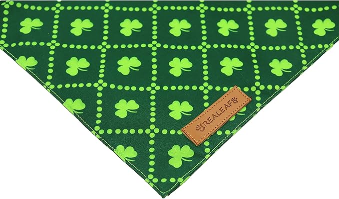 Realeaf St. Patrick's Day Dog Bandanas 2 Pack