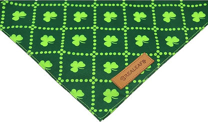 Realeaf St. Patrick's Day Dog Bandanas 2 Pack