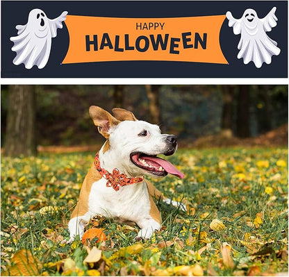 Unique style paws Halloween Dog Collar with Flower