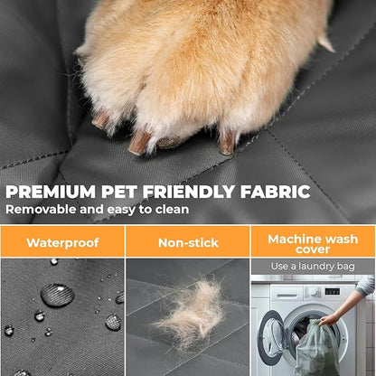 FUNNYFUZZY back seat extender for dogs 100% Waterproof