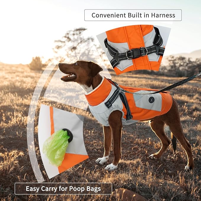 IECOii Dog Coat for Large Dogs
