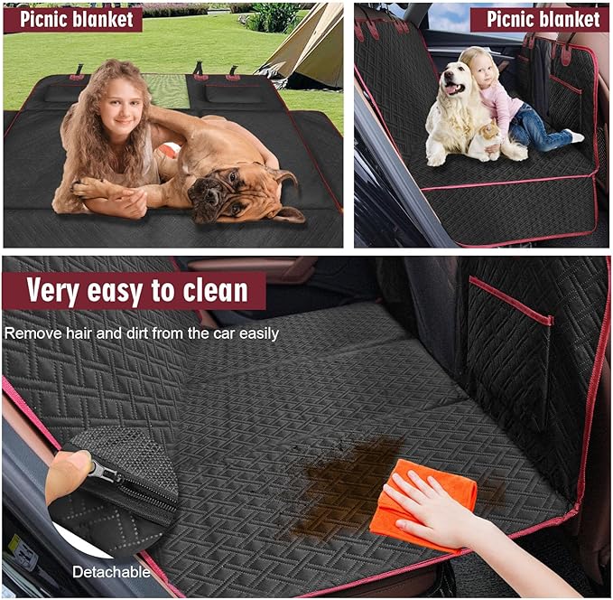 Back Seat Extender for Dogs 330lb, Waterproof