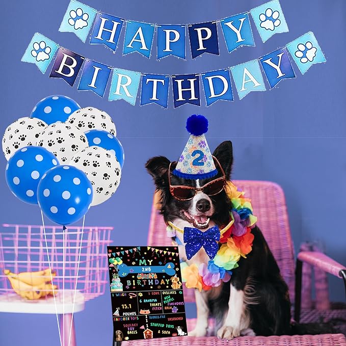 Dog Birthday Bandanas Dog Birthday Party Supplies Include