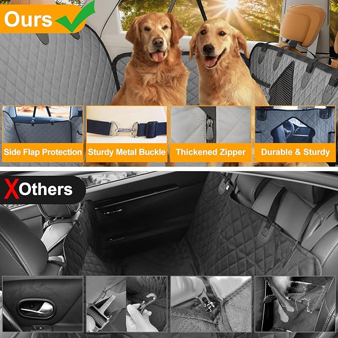 Back Seat Extender for Dogs 330lb, Waterproof