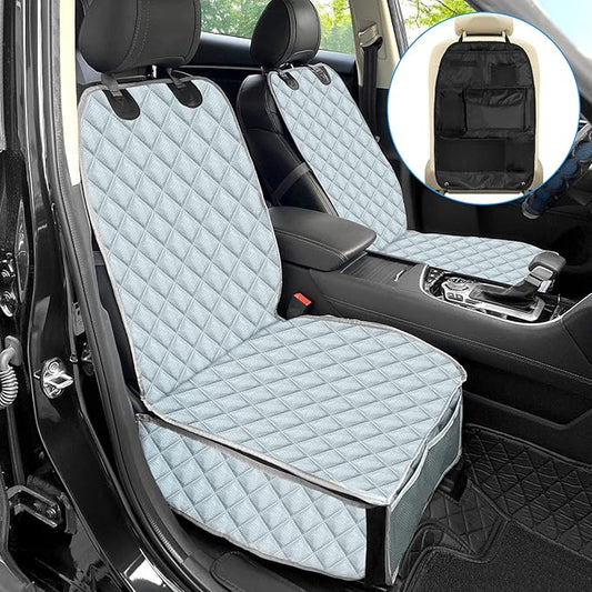 Dog Seat Cover for Front Seat (2 Packs,