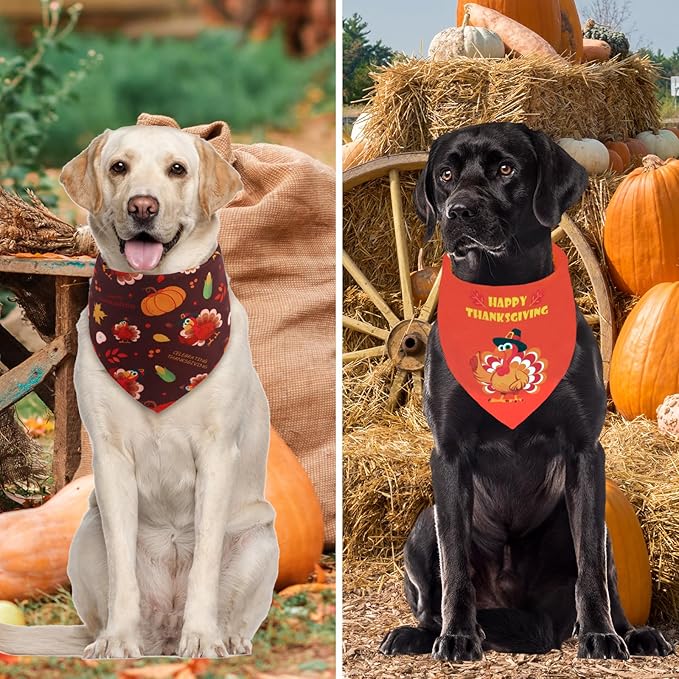 Thanksgiving Dog Bandana Small 1PCS