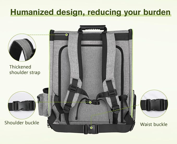 Pecute Pet Carrier Backpack, Cat Backpack Carrier, Expandable with Breathable Mesh for Small Dogs Cats Puppies, Dog Backpack Carrier for Hiking Travel Camping Outdoor