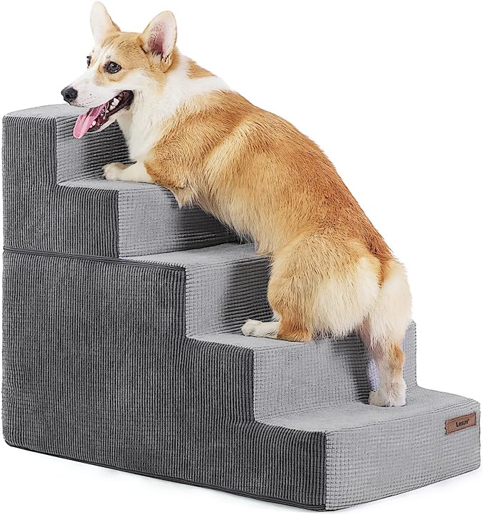 Lesure Dog Stairs for Small Dogs 5 Steps