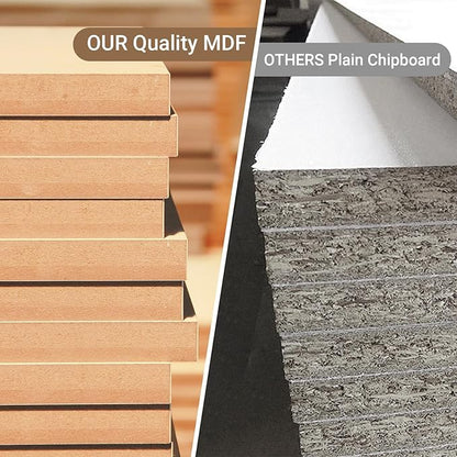 Rovibek Double Dog Crate Furniture 75 Inch, 2 Dogs