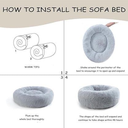 Calming Dog Bed 30'' inch