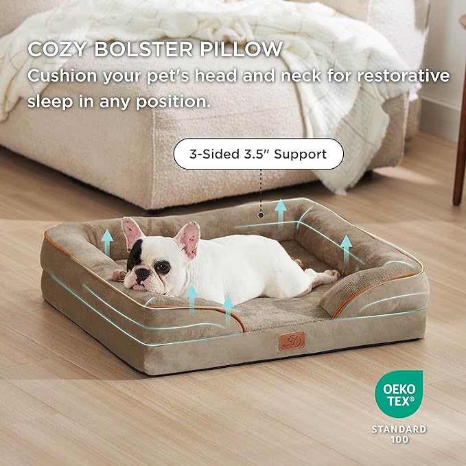 Bedsure Orthopedic Dog Bed for Medium Dogs