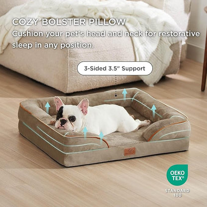 Bedsure Orthopedic Dog Bed for Medium Dogs