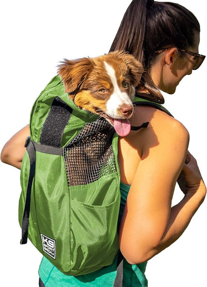 K9 Sport Sack Trainer | Dog Carrier Dog Backpack for Pets (Medium, Greenry)