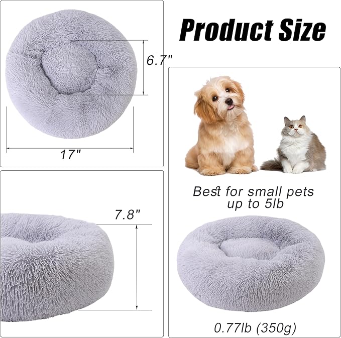 Calming Dog Bed 17" x 17")