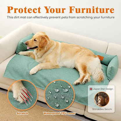 Pet Couch Cover for Sofa, Dog Couch Cover,Couch Cover for Dogs Washable, Waterproof Couch Covers for Pets,Dog Couch Bed, Large Size 40 * 32 * 6 Inchs,Japan Design