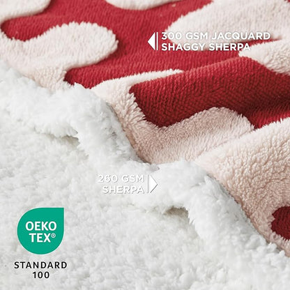 Lesure Waterproof Dog Blanket for Large Dogs 3D Textured