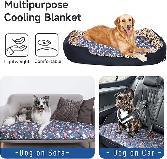 wegreeco Premium Cooling Blanket for Dogs and Cats