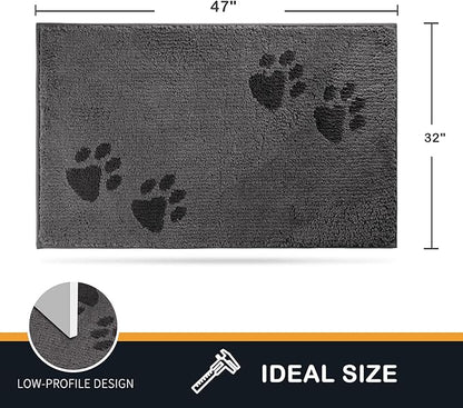 PURRUGS Dirt Trapper Door Mat 32" x 47"