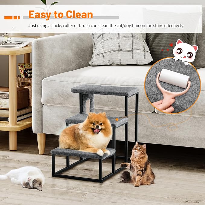 Snughome Dog Steps for Small Dogs 3-Step Pet